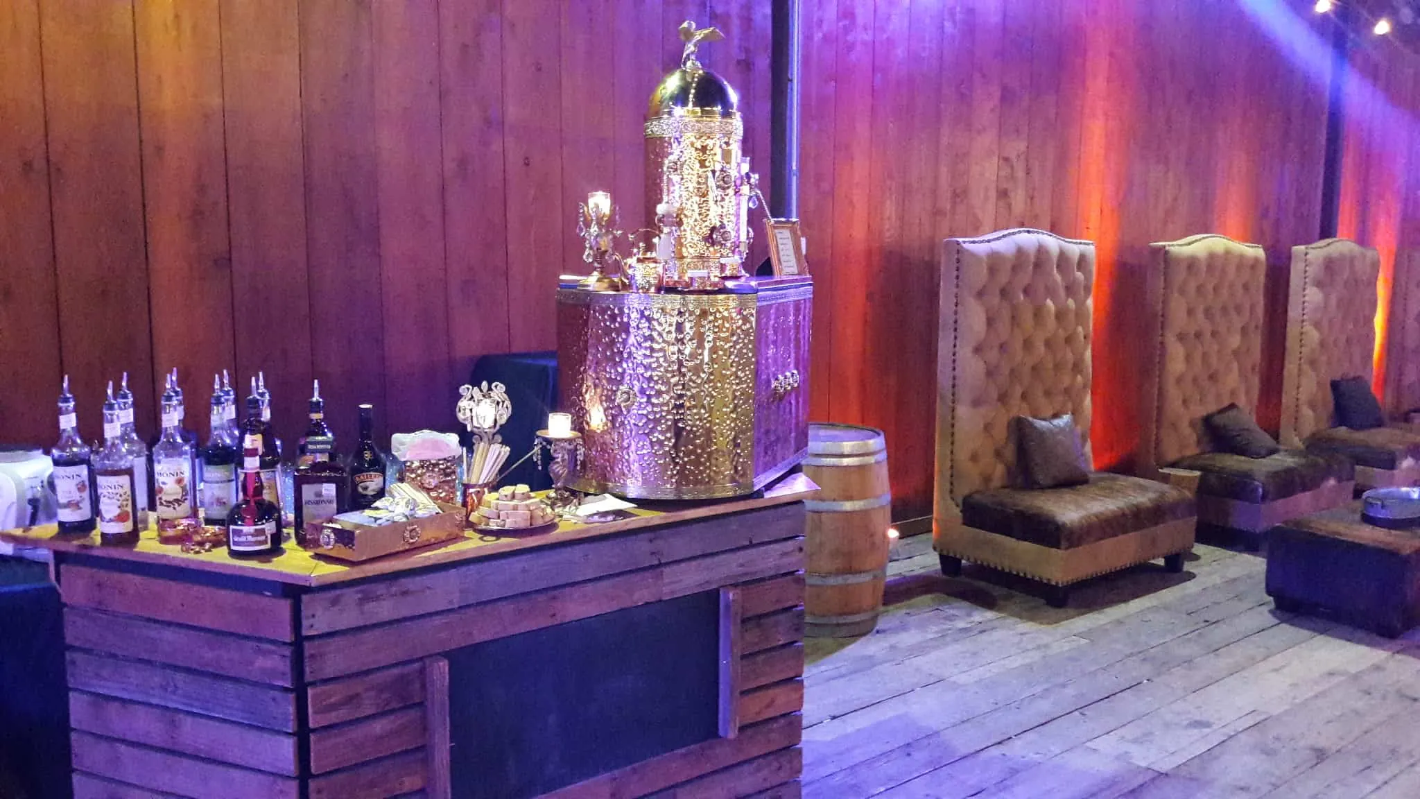 Chic Coffee Events bar at the Fort Worth Stockyards